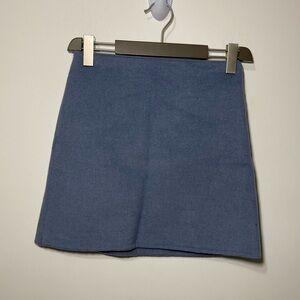 Club Monaco Blue Mini Skirt